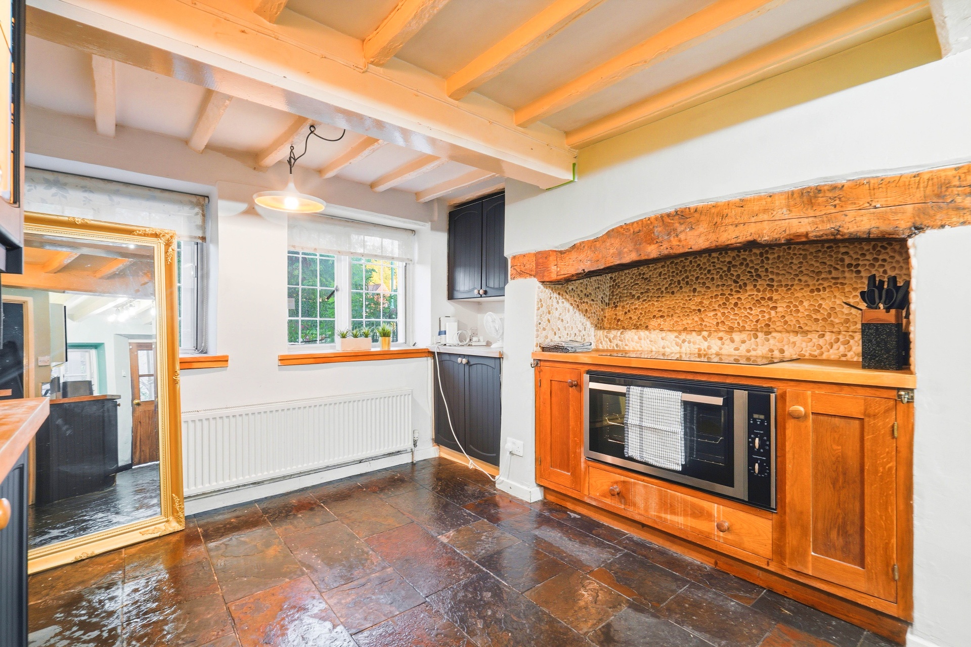 Farmhouse-style kitchen